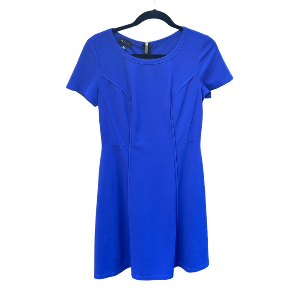 AB Studio royal blue A-line dress